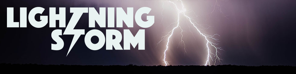 Image of the final design for the lightning storm web banner